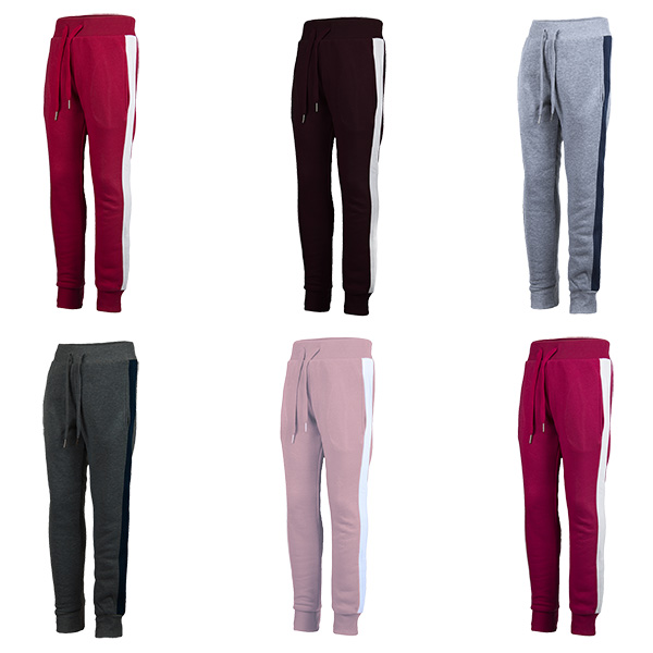 Kids Trousers Warm Boys Tracksuit Bottoms Girls Side Stripped Joggers 3-14 Y